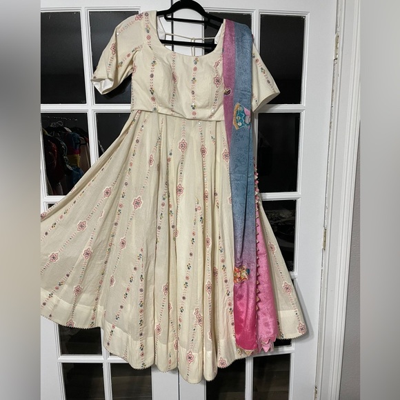 Multi color chaniya choli - Picture 1 of 4